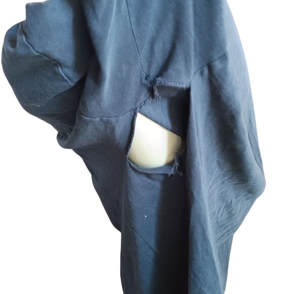 Vintage XL T-Shirt Y2K Dragon Graphic Trashed Cotton Top Heavy Mexico - Picture 6 of 7